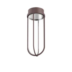 FLOS In Vitro Ceiling plafón 2.700K, marrón oscuro