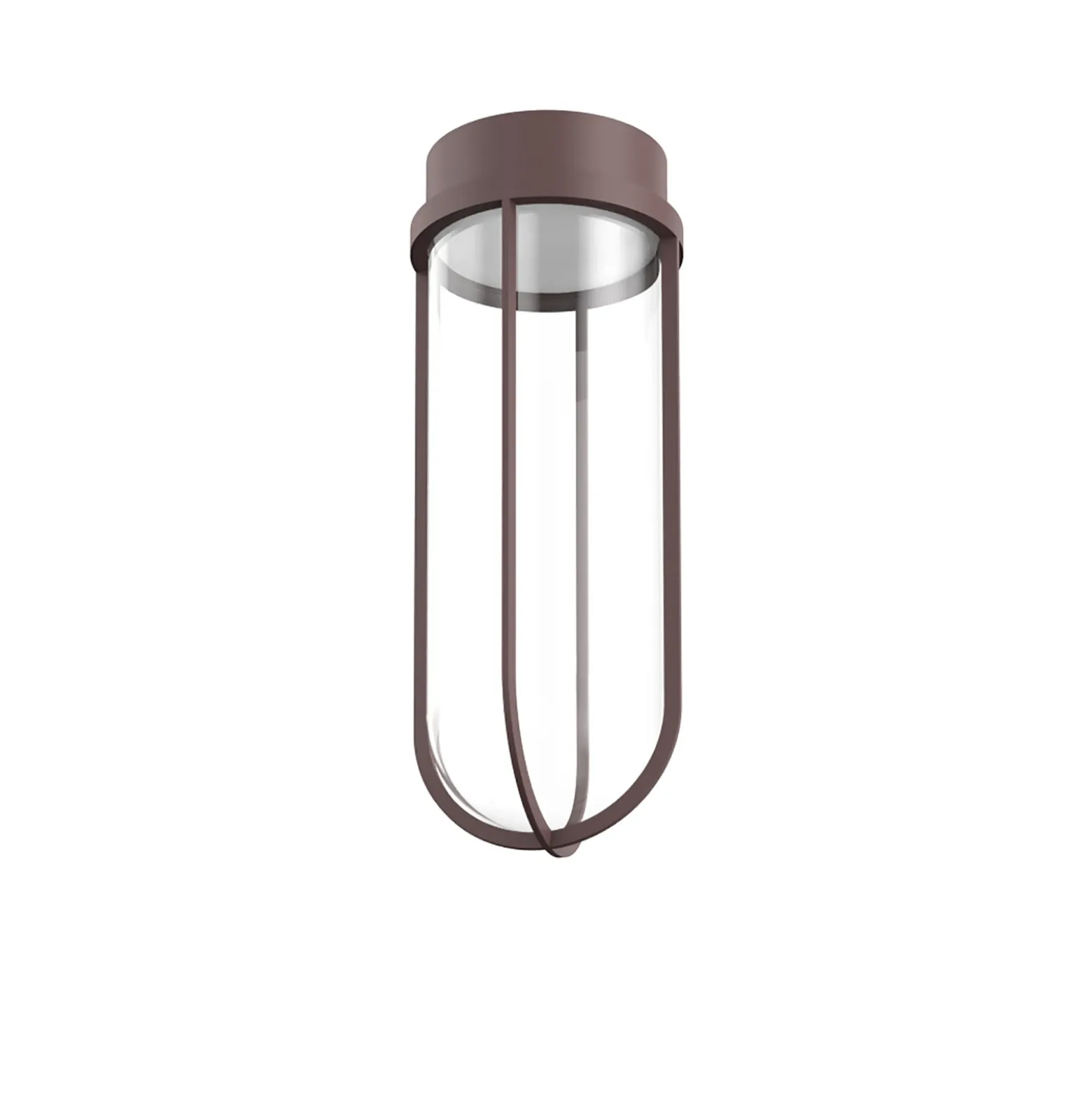 FLOS In Vitro Ceiling plafón 2.700K, marrón oscuro