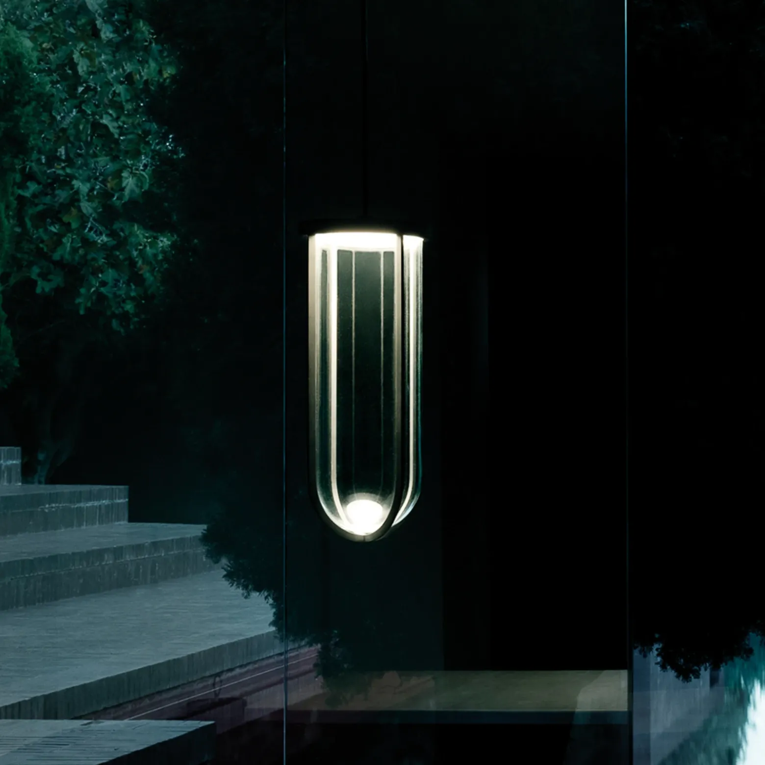 FLOS In Vitro Suspension, 2.700 K, negro