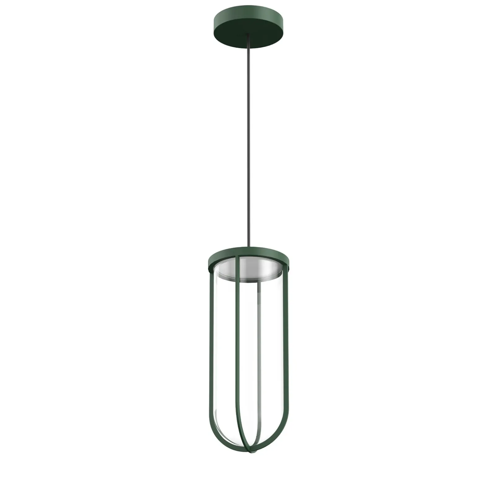 FLOS In Vitro Suspension, 2.700 K, verde oscuro