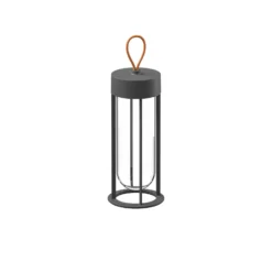 FLOS In Vitro Unplugged lámpara LED gris 2.700K