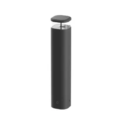 FLOS Pointbreak Bollard 2, 2.700K antracita 60cm
