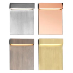 FLOS Real Matter Lámpara de pared LED empotrable IP65 bronce