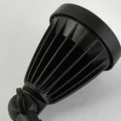 Foco con pica Spikey, negro, metal, 25 cm, IP54
