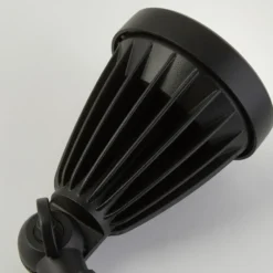 Foco con pica Spikey, negro, metal, 25 cm, IP54