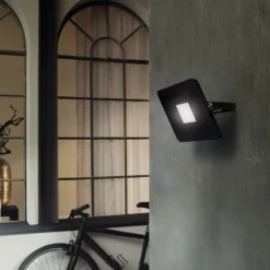 Foco de exterior LED Faedo 3 en negro, 50W