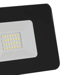 Foco de exterior LED Faedo 3 en negro, 20W