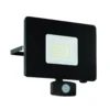 Foco de exterior LED Faedo 3, sensor, negro, 50W