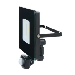 Foco de exterior LED Faedo 3, sensor, negro, 50W