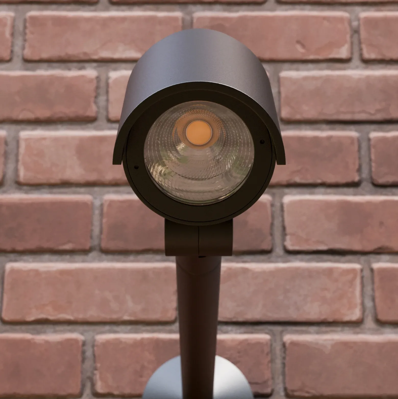 Foco de exterior Lucande LED Beatrix, 58 cm, antracita, aluminio