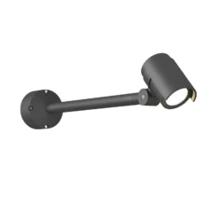 Foco de exterior Lucande LED Beatrix, 58 cm, antracita, aluminio