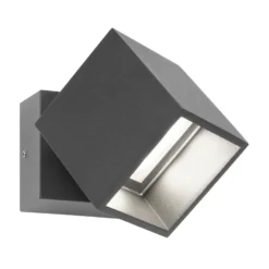Foco de pared exterior LED 5002, móvil, grafito