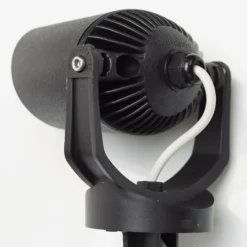Foco de pica Minitommy-EL 1 luz CCT negro/frosted