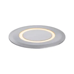 Foco de suelo LED empotrable Paulmann Goldlicht con marco de 5 cm