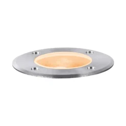 Foco de suelo LED empotrable Paulmann 94732, Ø 11 cm, acero inoxidable, IP65
