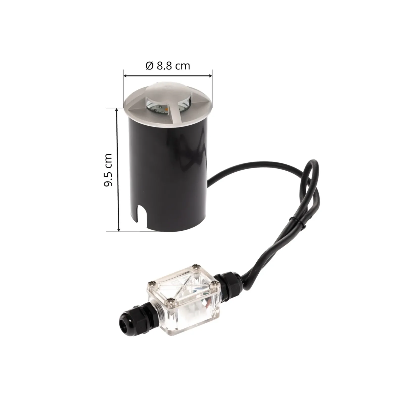 Foco de suelo LED empotrado Anina de aluminio