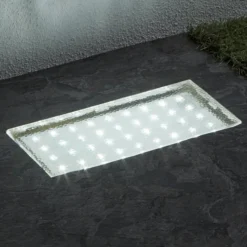 Foco de suelo LED empotrado recta. Walkover, 20 cm