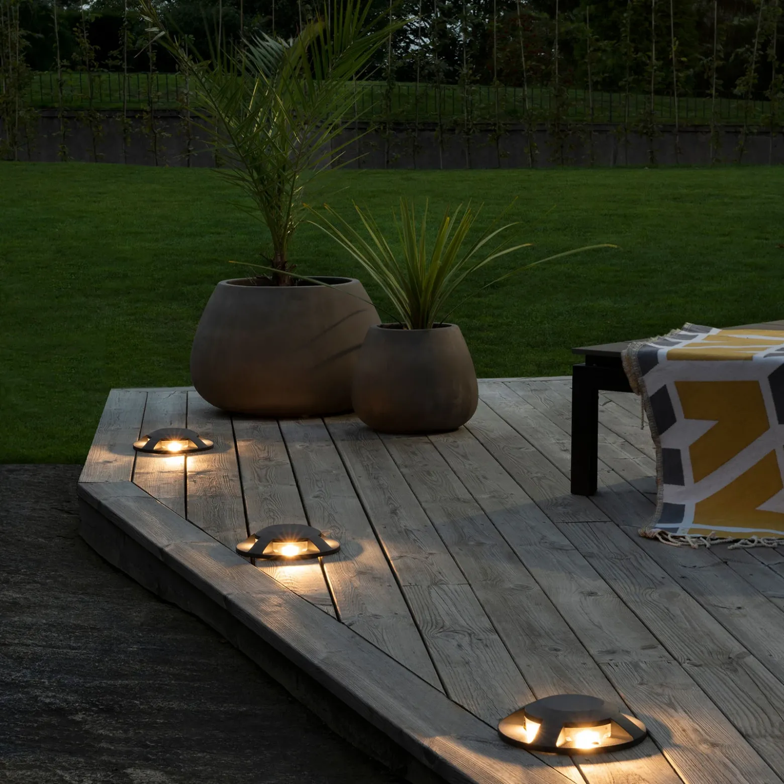 Foco de suelo LED 7878-370, 4 luces