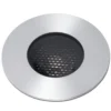 Foco empotrable LED básico, color níquel, Ø 9 cm, aluminio/acero inoxidable