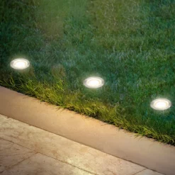 Foco empotrable LED 3913032 IP67 12 V, extensión de 3 cm, acero inoxidable