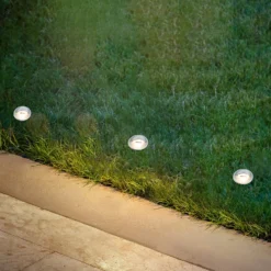 Foco empotrable LED 3923034, IP65, 12 V, juego de 3 unidades, Ø 3,5 cm