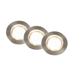 Foco empotrable LED 3916032 IP67 12 V, kit de inicio de 3 unidades, Ø 4,5 cm,