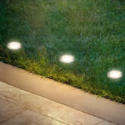 Foco empotrable LED 3912032 IP67 12 V, kit de inicio de 3 unidades, Ø 3 cm,
