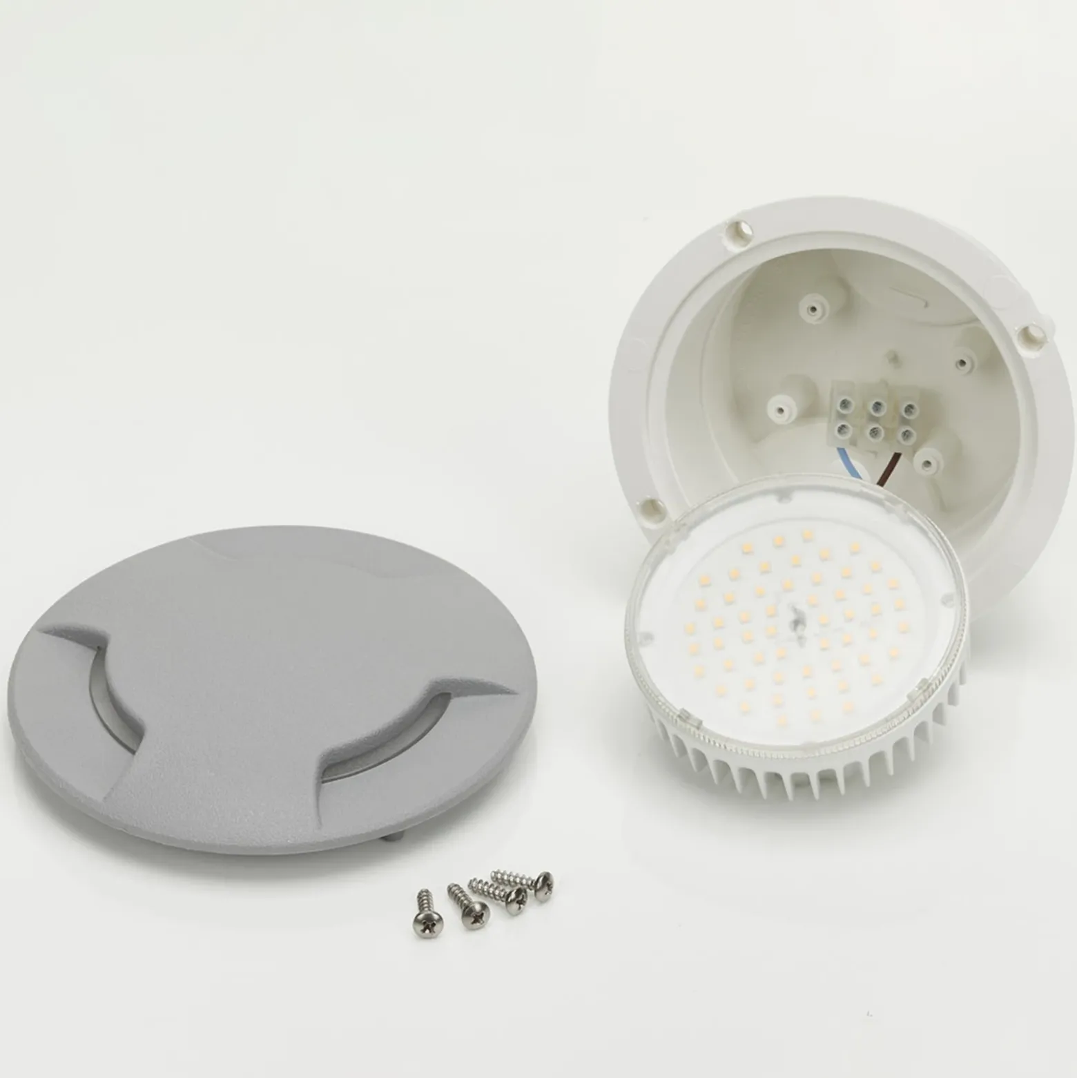 Foco empotrado LED Ceci 160-3L gris CCT