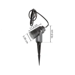 Foco exterior CMD 9028 con pica de tierra