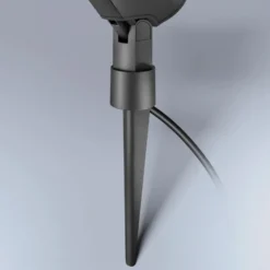 Foco exterior con pie de tierra STEINEL SPOT GARDEN, color antracita, IP44