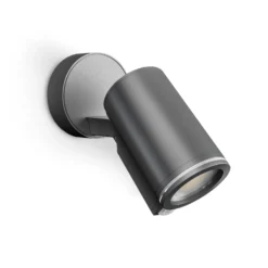 Foco exterior con sensor inteligente STEINEL One SC, color antracita, IP44