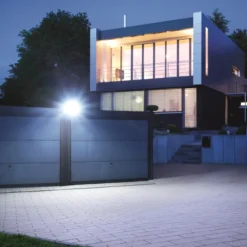 Foco exterior con sensor STEINEL XLED Home 2 XL S, negro, IP44