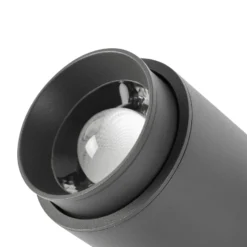 Foco exterior de pared LED Plom, gris oscuro