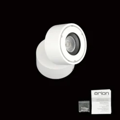 Foco exterior Harvey LED, blanco, Ø 10 cm, aluminio fundido a presión