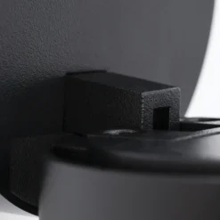 Foco exterior Harvey LED, negro, Ø 10 cm, aluminio fundido a presión