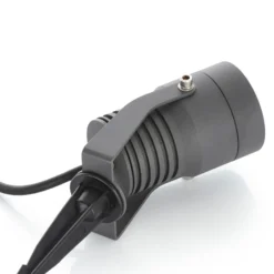 Foco exterior LED Jon de Lucande, con piqueta, ajustable, IP65