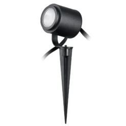 Foco exterior LED Lindby Smart Nymo, CCT, RGB, Tuya, juego de 3 unidades