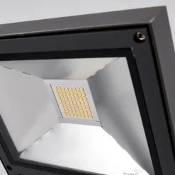 Foco exterior LED Lucande Maica, antracita, orientable, IP65