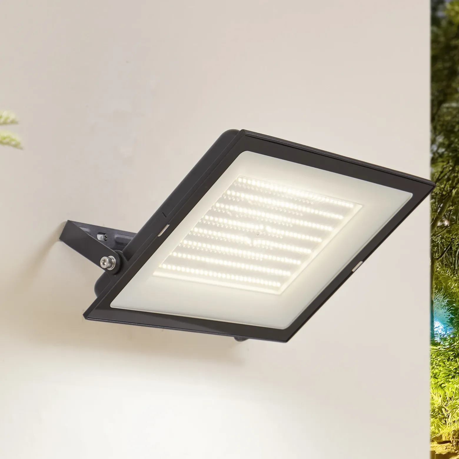 Foco exterior LED Maikel de Prios, 200 W, 16 000 lm, metal