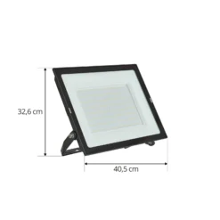 Foco exterior LED Maikel de Prios, 200 W, 16 000 lm, metal