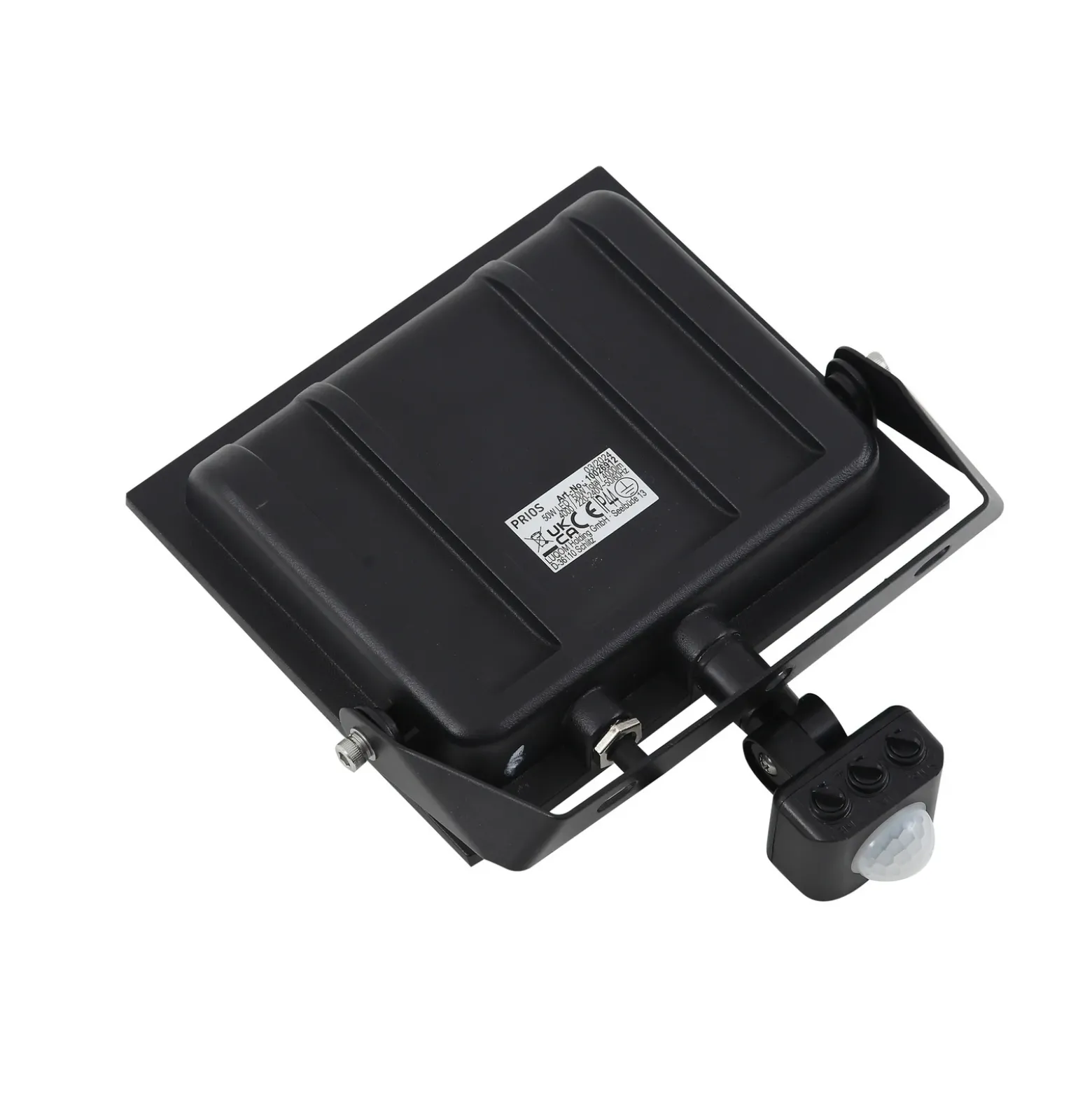 Foco exterior LED Maikel de Prios, 50 W, 4000 lm, metal, sensor