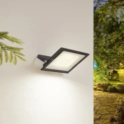 Foco exterior LED Maikel de Prios, 150 W, 12 000 lm, metal