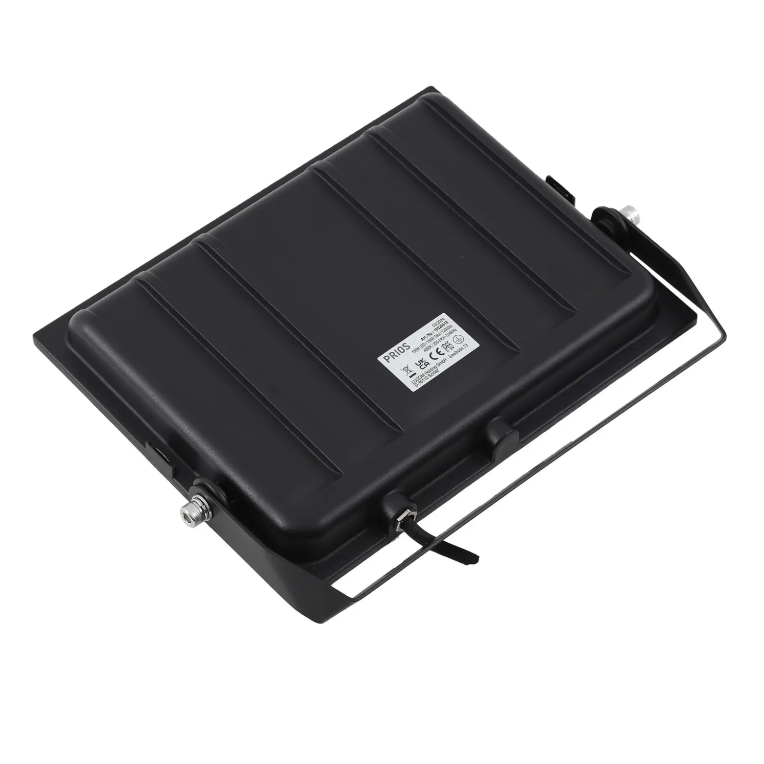 Foco exterior LED Maikel de Prios, 150 W, 12 000 lm, metal