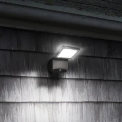 Foco exterior LED OSRAM DOUBLE 1 luz negro Sensor Batería