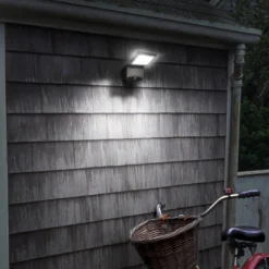 Foco exterior LED OSRAM DOUBLE 1 luz negro Sensor Batería