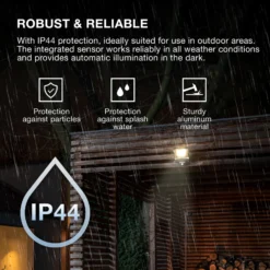 Foco exterior OSRAM ENDURA FLOOD, blanco, sensor 30 W 830 IP44