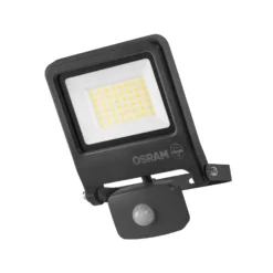 Foco exterior OSRAM ENDURA FLOOD, gris, sensor 30 W 830 IP44