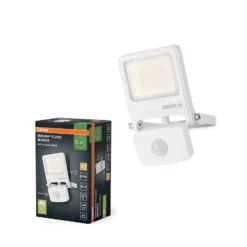 Foco exterior OSRAM ENDURA FLOOD, blanco, sensor 20 W 830 IP44