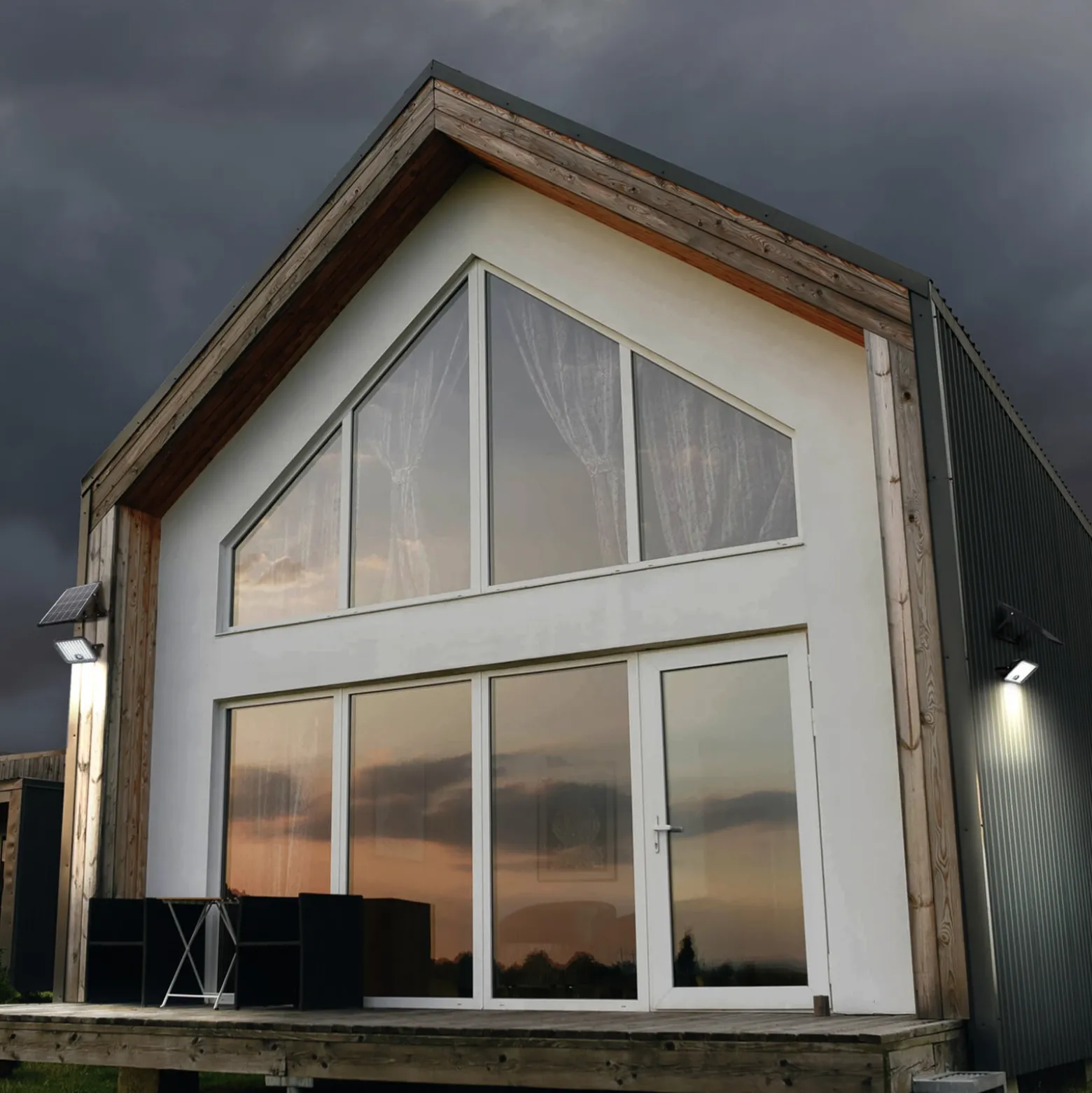 Foco exterior solar ENDURA de OSRAM, 30 W, sensor, 4000 K, IP65