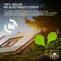 Foco exterior solar ENDURA de OSRAM, 30 W, sensor, 4000 K, IP65